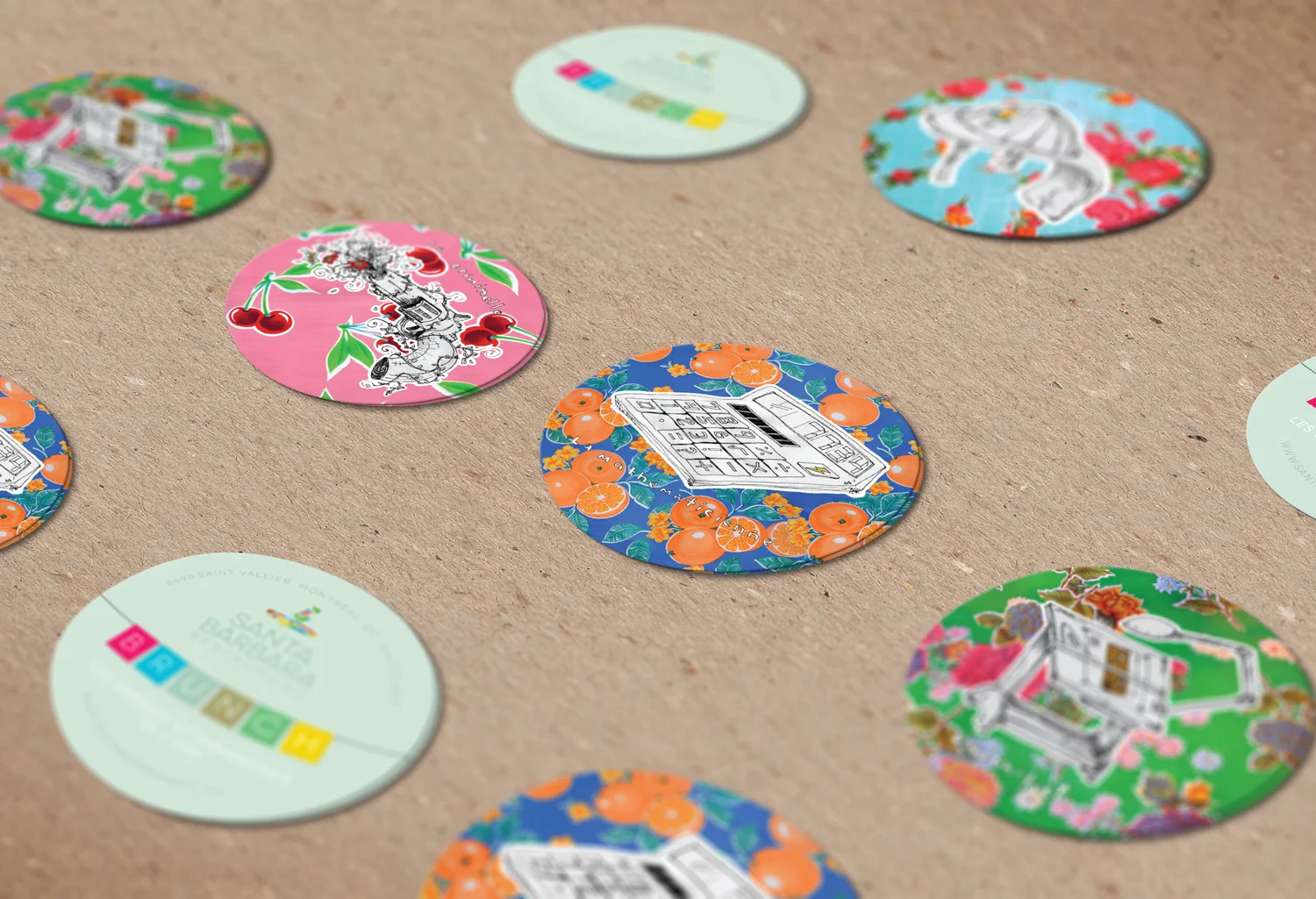 coasters / dessous de verre