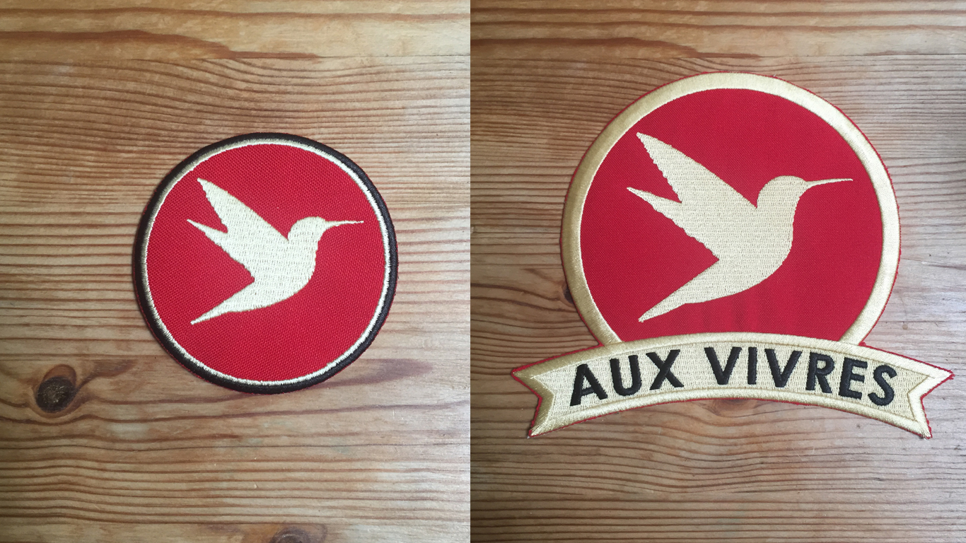 woven patches / patchs tissés
