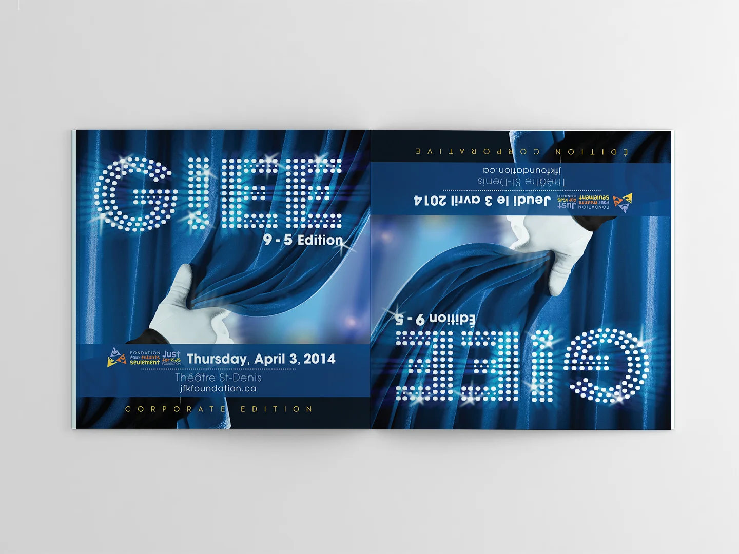 Event booklet / Livret d'événement