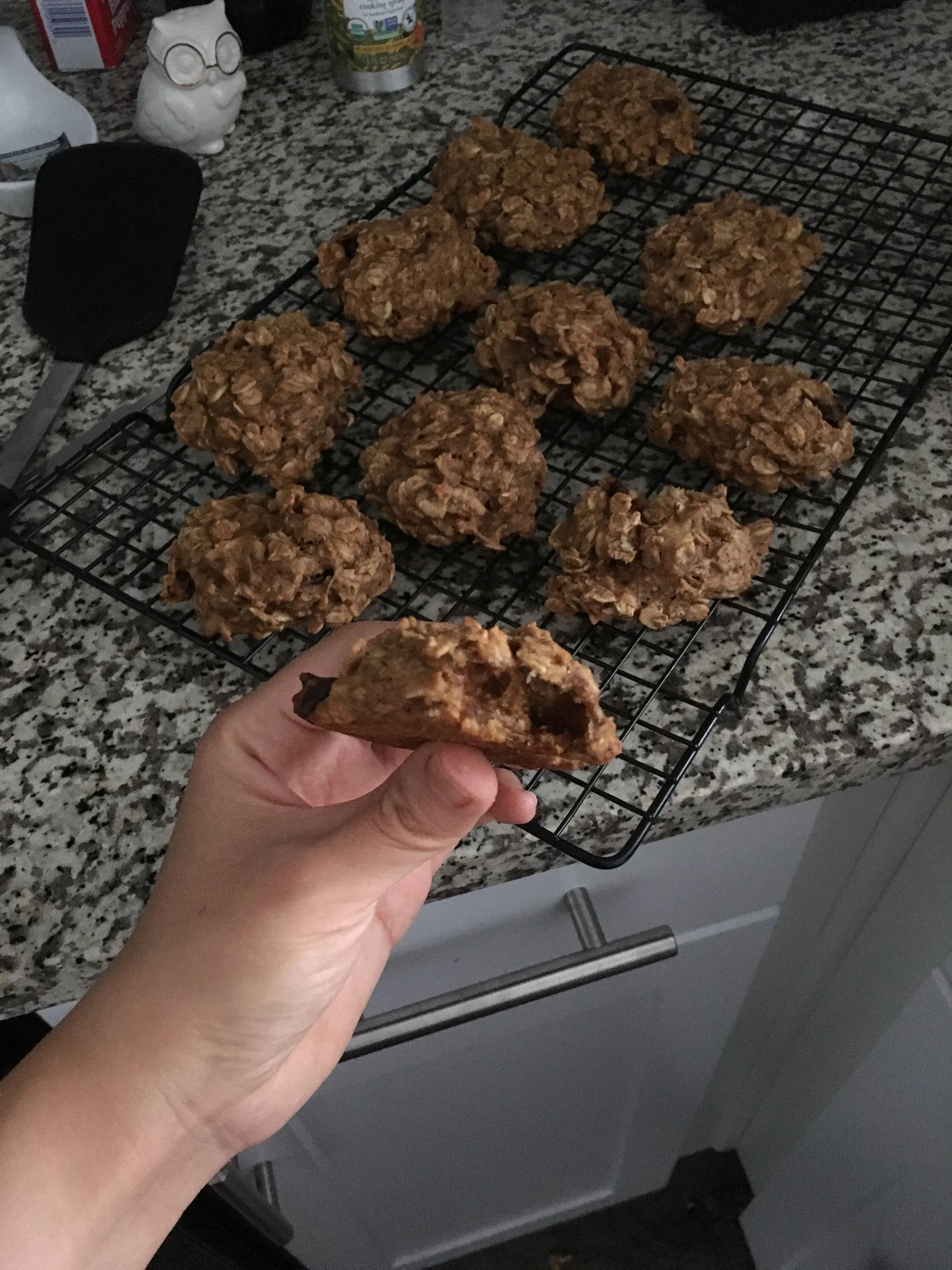 How to Make Banana Everything Cookies When You Have a 2.5 Month Old