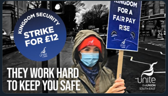 Solidarity with strikers at the Royal Berkshire
