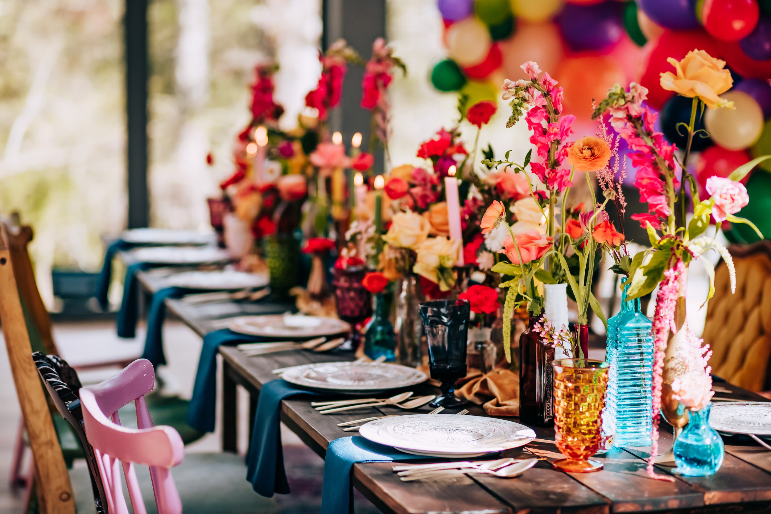 vibrant-colorful-wedding-centerpieces