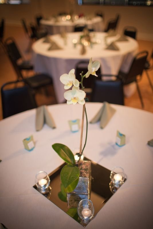 single stem flower centerpiece