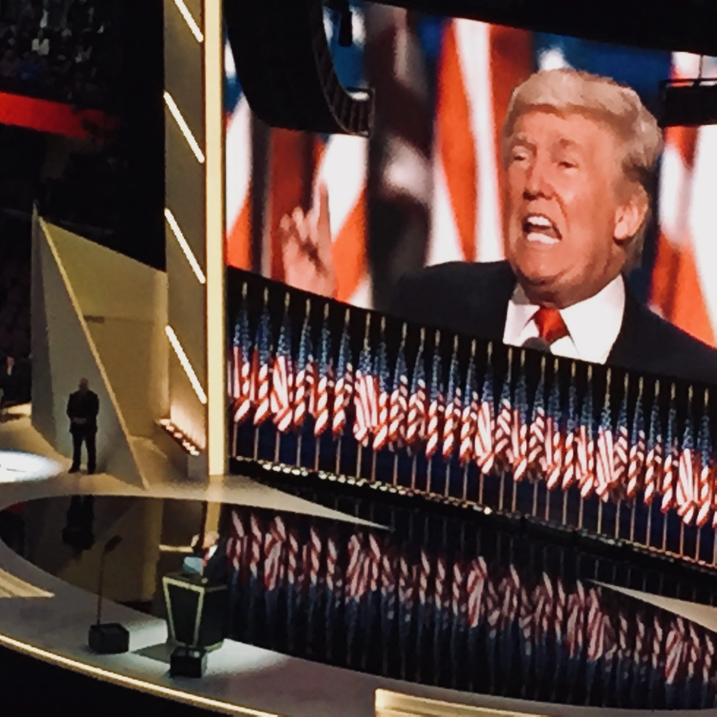 Trump speaks.