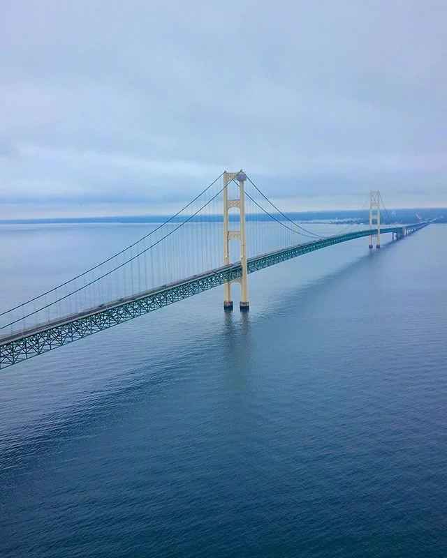 The #MackinacBridge connecting Michigan&rsquo;s peninsulas.