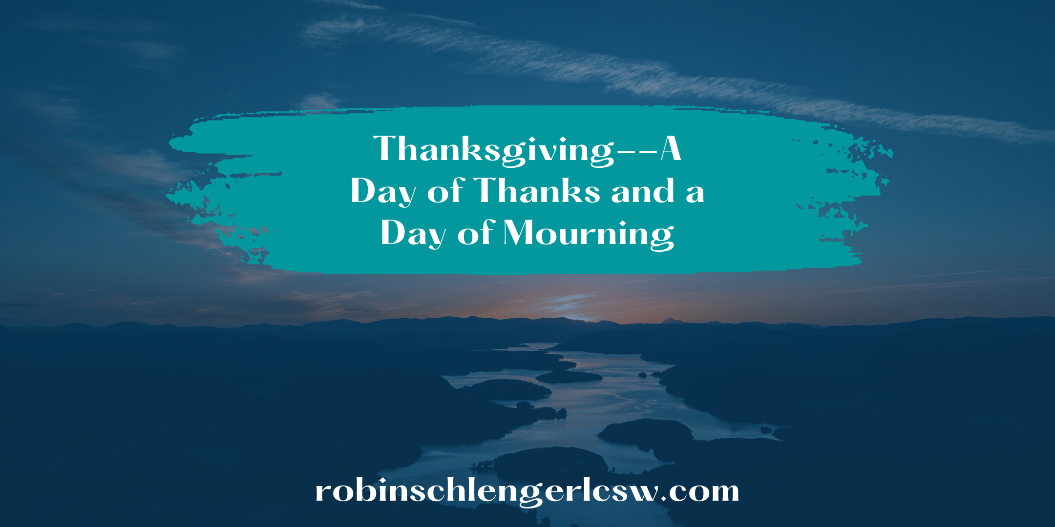      

 
   For many of us, the Thanksgiving Holiday is deeply connected to family, friends, food and giving thanks.&nbsp; I truly believe that these are all beautiful and important things to celebrate and I would never want to take that away from an