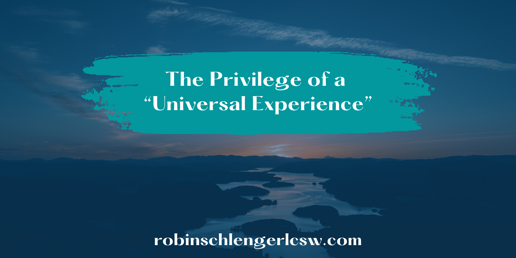     

 
   One of the manifestations of internalized racial superiority is the belief in and acting out of the idea that we all share a universal/common experience. One of the many problems with this is that “the experience” is centered on whiteness