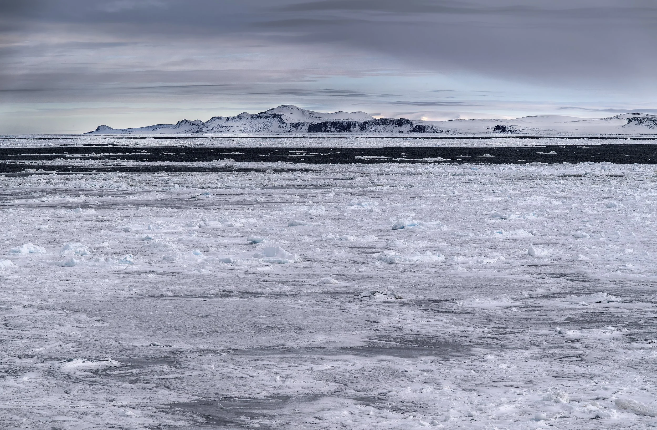 Sea Ice and Glacial Mountains, Svalbard 2026