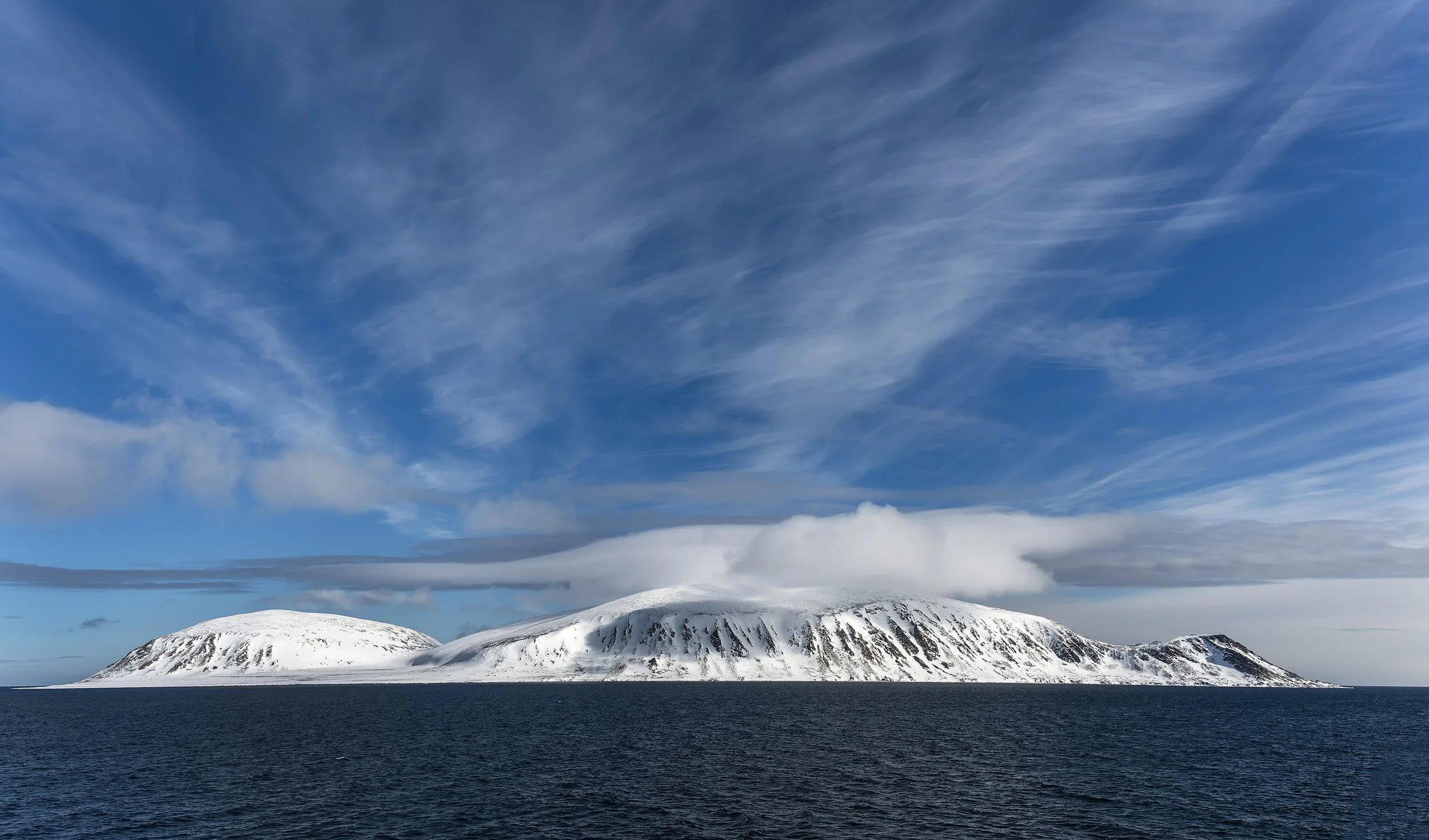 Glacial Island and Lingering Clouds, Svalbard 2026