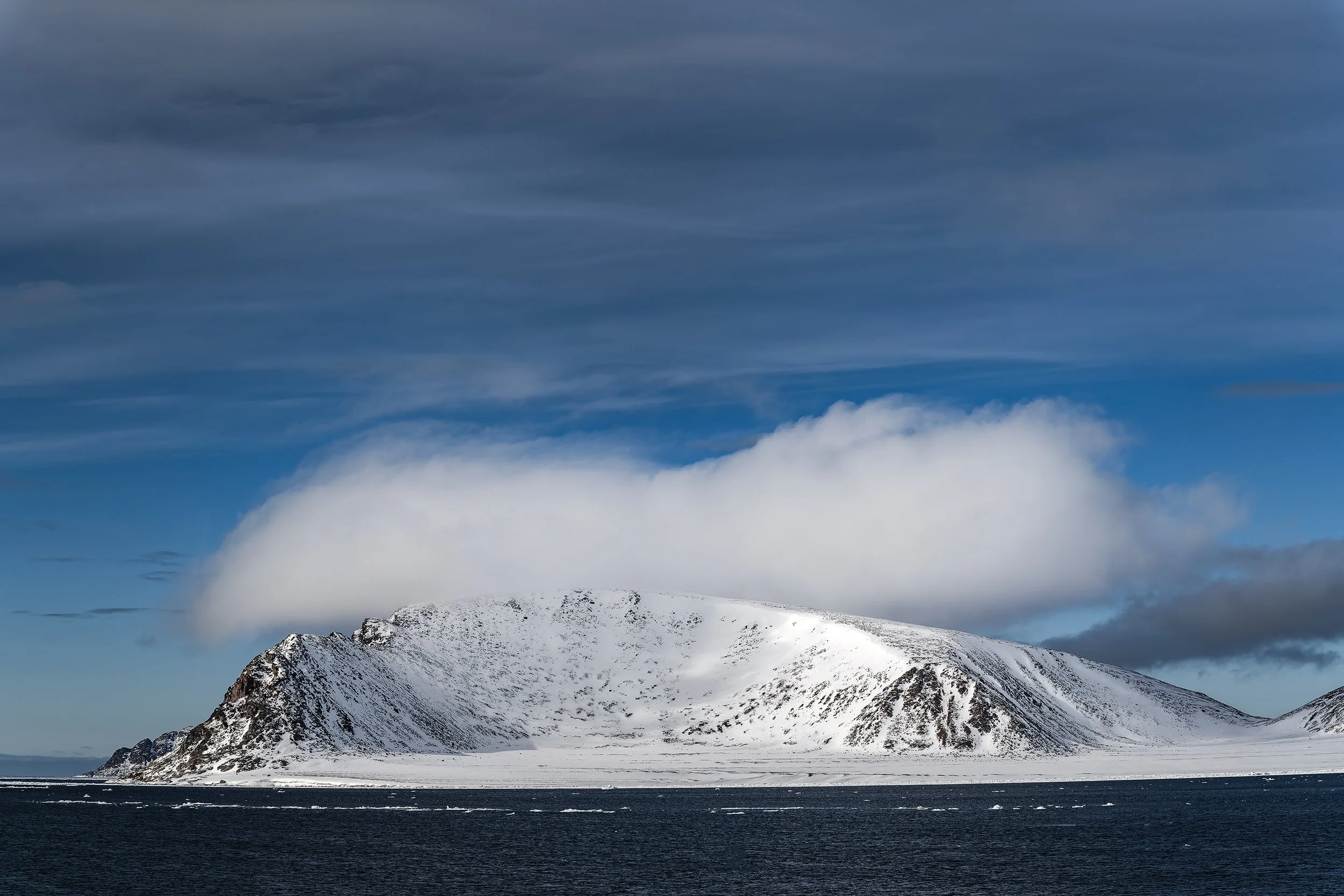 Cloud Resting on a Mountaintop, Svalbard 2026