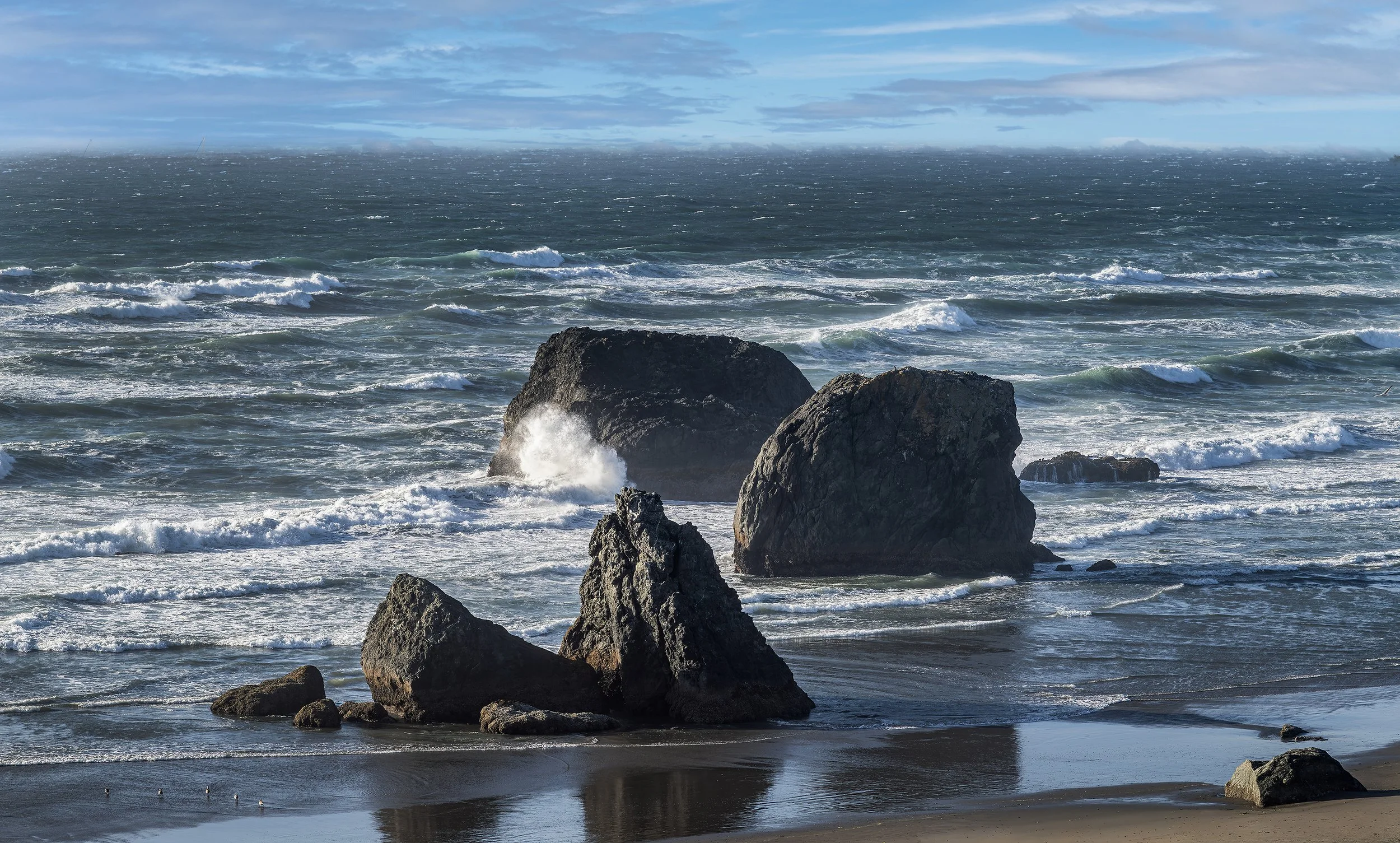 Active Surf and Seastacks, Bandon Beach, Oregon 2026