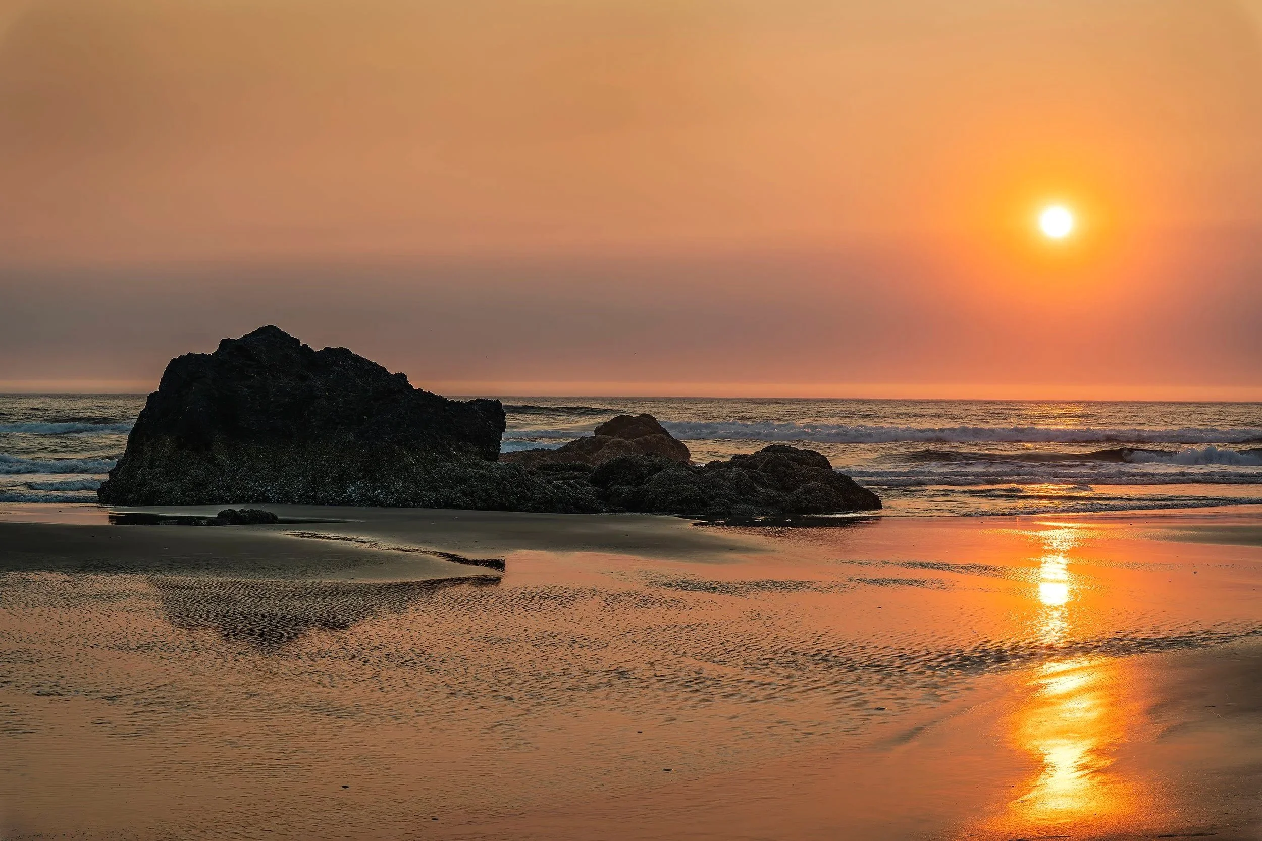 Sunset and Seastack, Cannon Beach, Oregon 2026