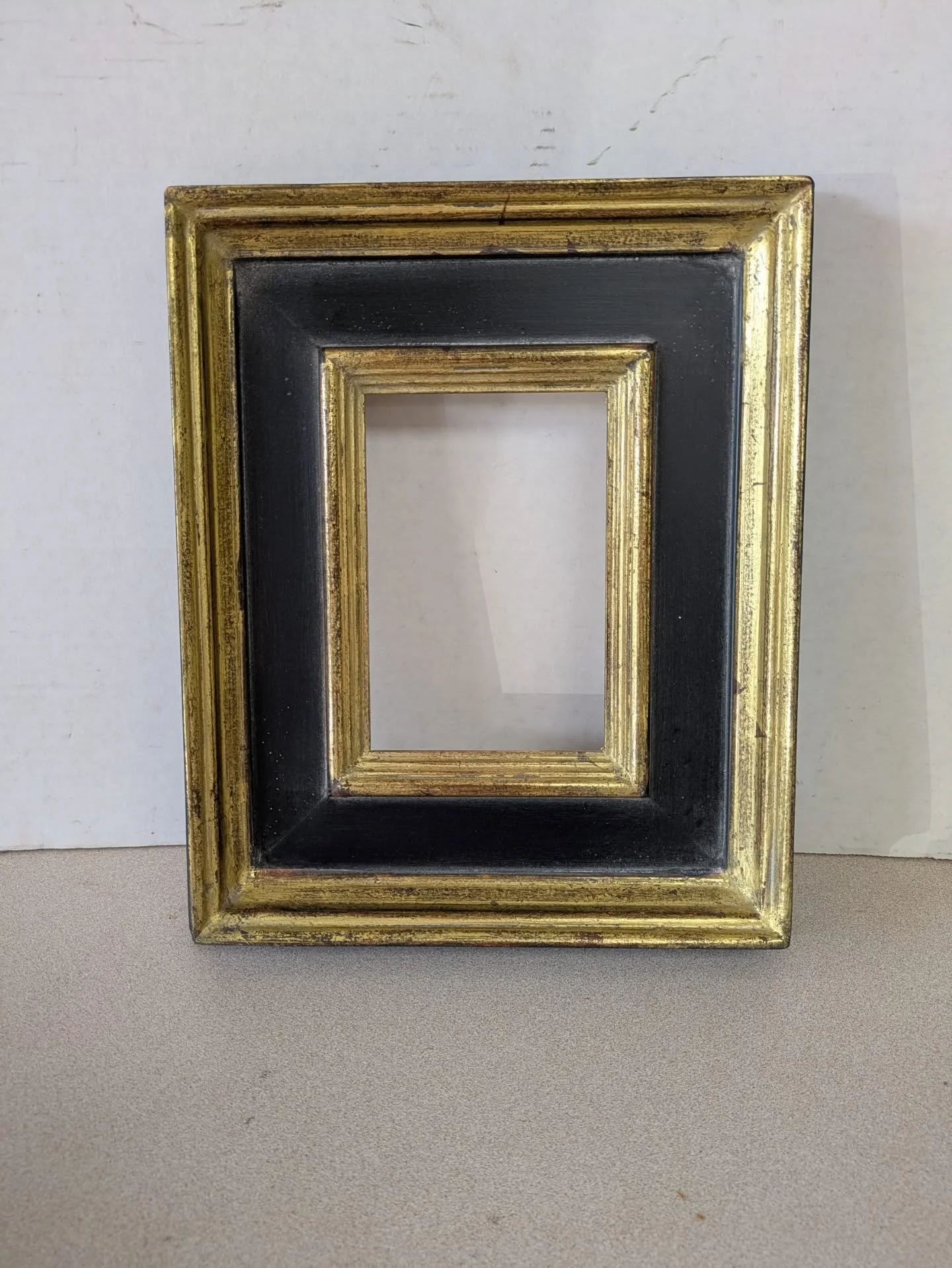 4 1/2 x 6 1/2 
Florentine 
22k in and out black
$184+ free shipping
.
Comment below to enter drawing for purchase. Name will be chosen in about five minutes.