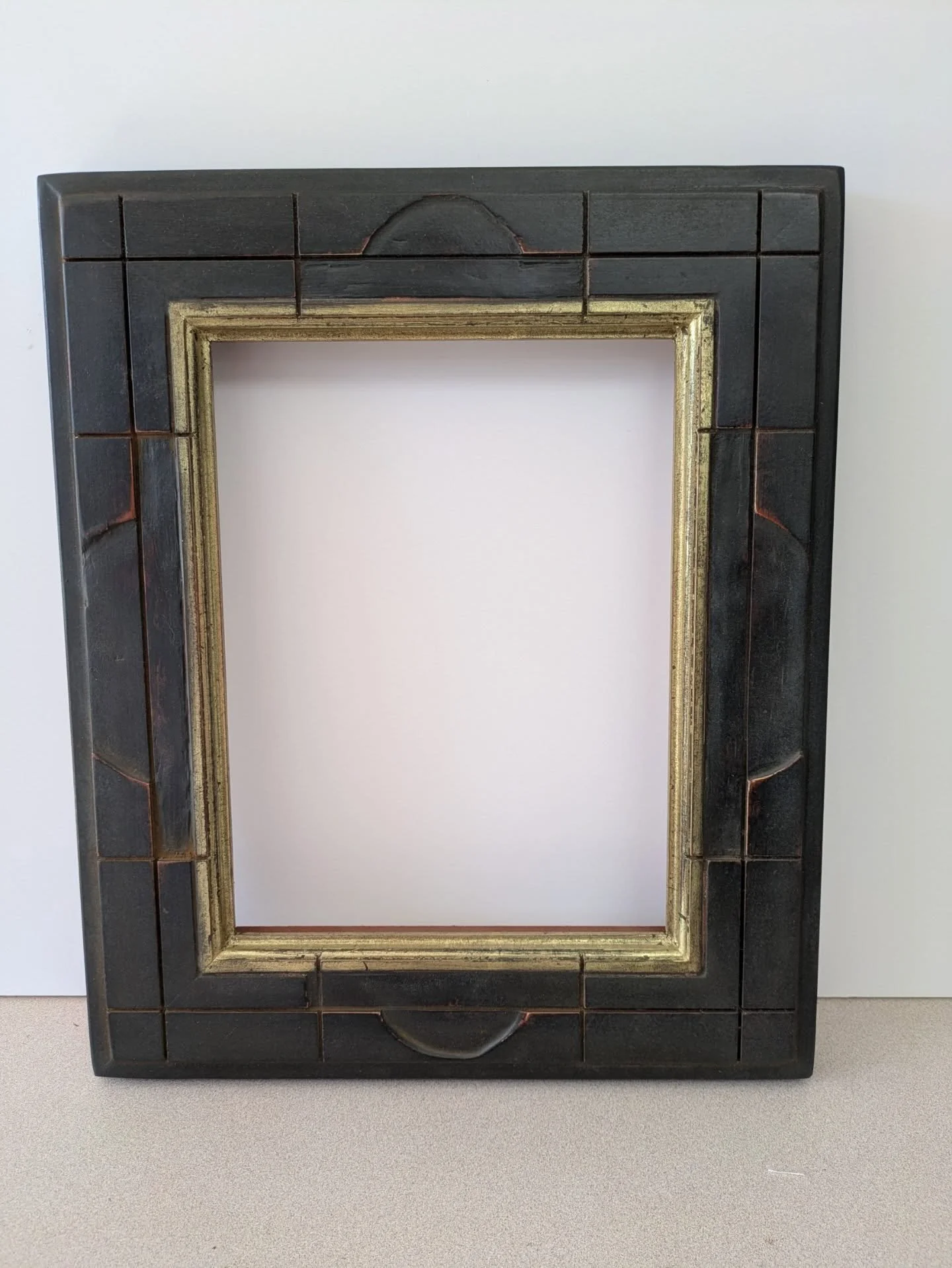 3&quot; width 
22k in carved black
$260 + free shipping
9x12
.
Comment below to enter drawing. Name is chosen via random generator in about 5 minutes and that person will have first dibs on purchasing