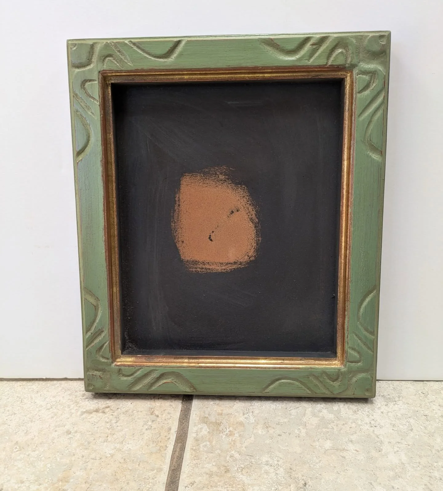 Custom float 1 1/2" 
Comes with floated panel
8x10
22k in teal
$170 + free shipping
.
Comment below if interested in purchasing. Name will be chosen in about five minutes. That person will have first choice in purchasing the frame.