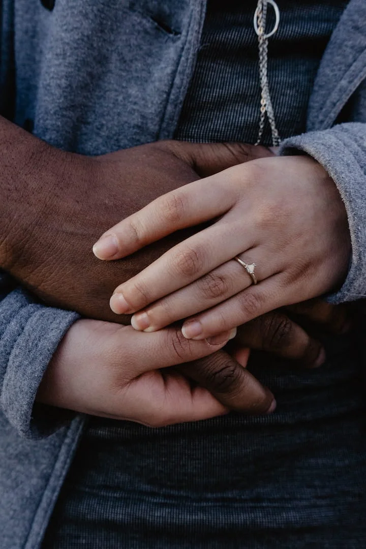 Boulder County couple in a relationship holding hands.jpg