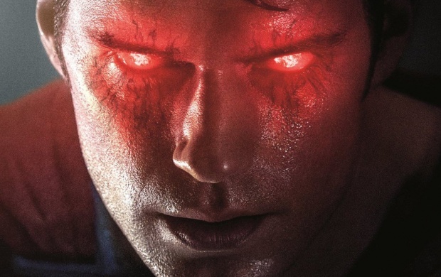 Even Superman needs help for red eyes