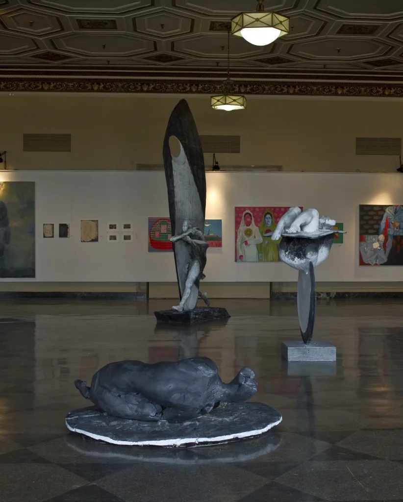 Installation view of "Nocturnes"