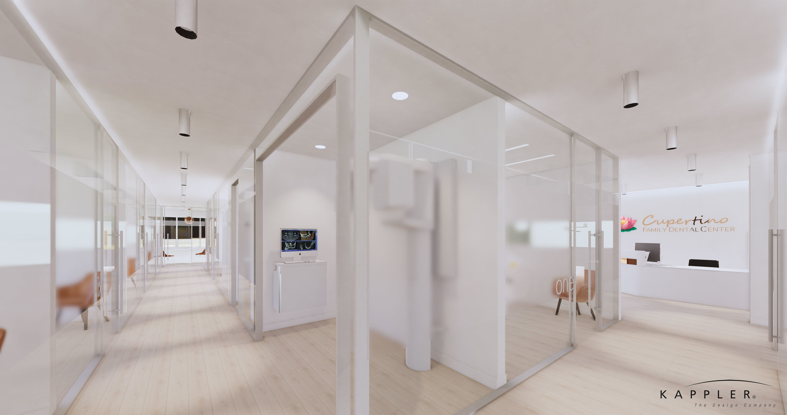 modern nordic design dental office in california