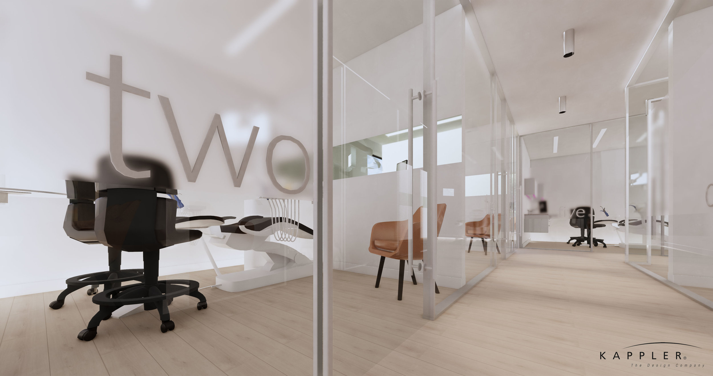 modern nordic design dental office in california