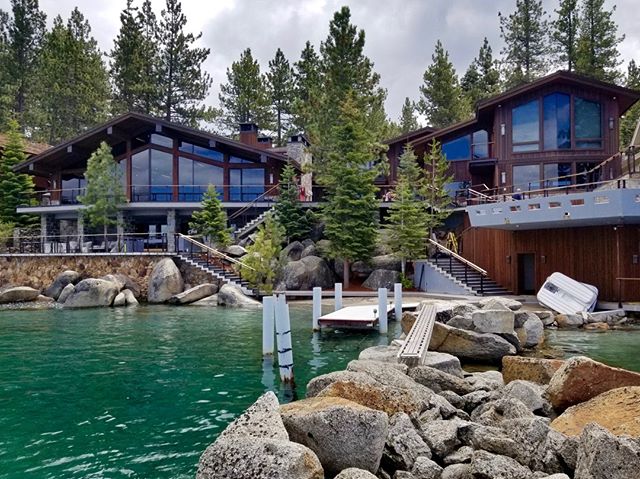 This historical former home of Bill Harrah of Harrah's Hotel &amp; Casinos is undergoing a complete remodel into a fabulous legacy home in a modern craftsman style. This mountain home commands breathtaking views of South Lake Tahoe and includes a ful