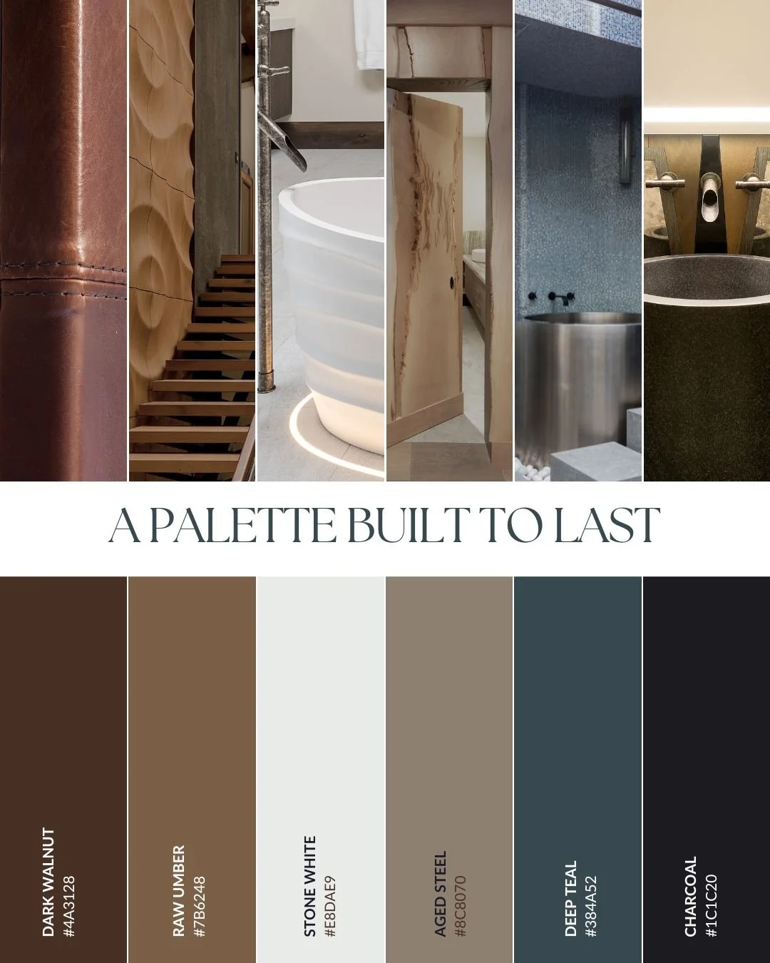 A Palette Built to Last is our colour direction for the next season, grounded, textured, and quietly confident.

Follow for more!

#interiordesign #luxurydesign
