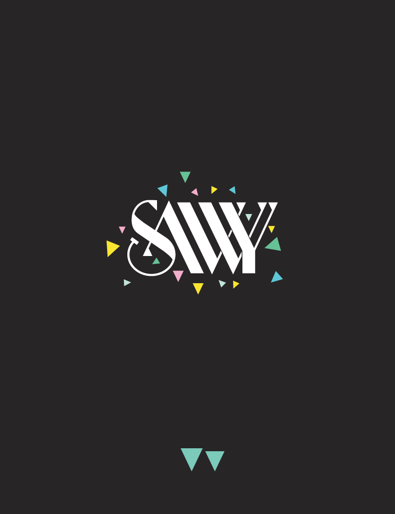 This is the logo for my professional business boy friend Myke. As Myke is works in music in a management role the goal was the make something feel corporate but still playful. The triangles became the tertiary elements used throughout the branding as a recognizable, own-able element. This is basically the logo version of Post Malone's congratulations video. 