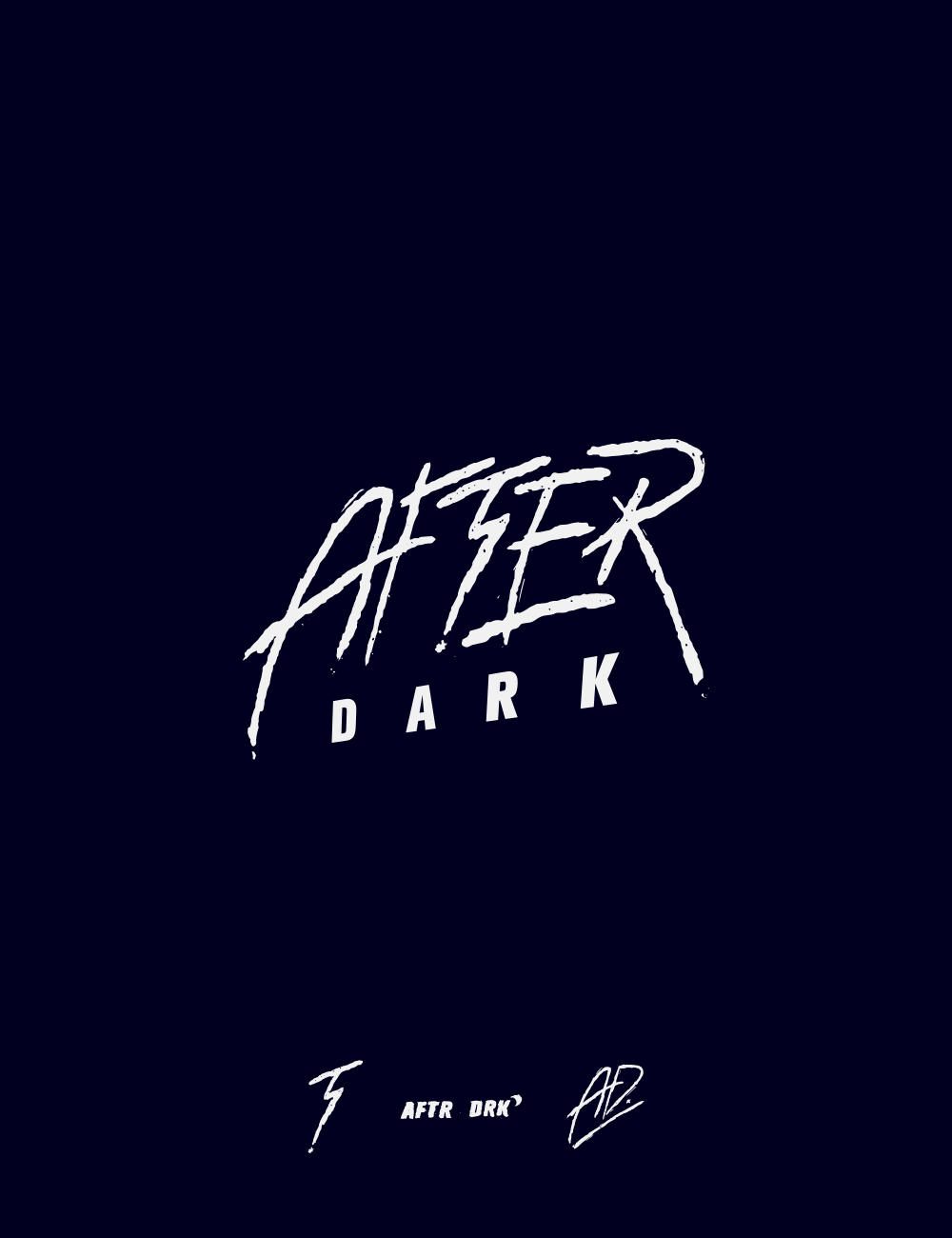 The second option for After Dark. I don't like it quite as much as the first TBH but it still turned out dece. The lightning bolt T insinuates the energy that permeates through through every event AD puts on. 