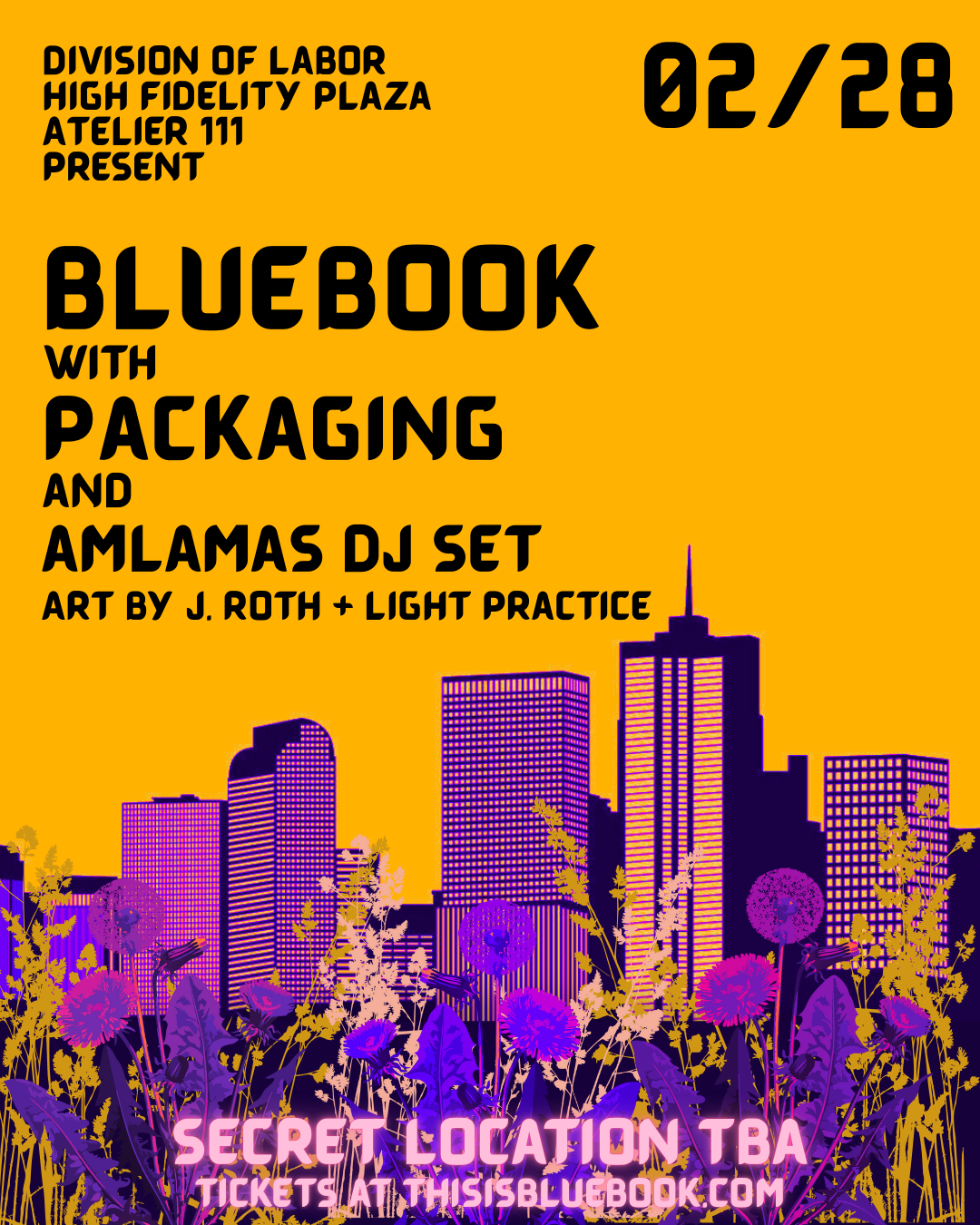 Bluebook with Packaging + Amlamas DJ SEt