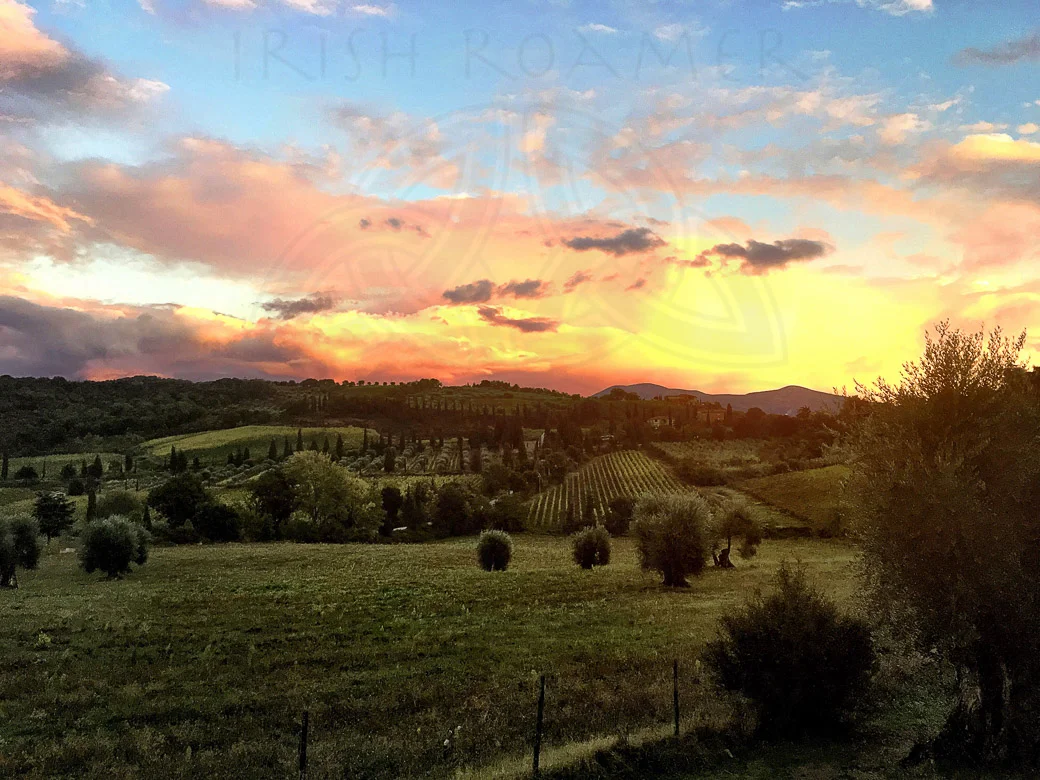 Sunset in Montalcino - 1-2.JPG