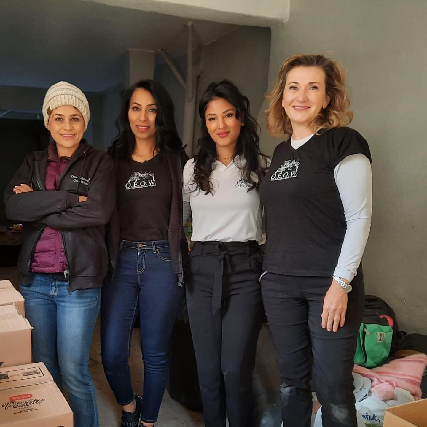 2022 started by joining this group of powerful #women to bring change. I feel so honored to be working with you @oneeducationoneworld. 6 months ago we visited #refugee camps in the Middle East for the first time. Their living situation in tents with 