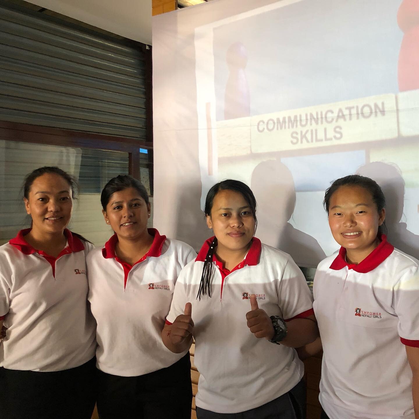 We had a workshop on communication skills with the college level students and these 4 amazing ladies presented different techniques on how to be a more effective communicator. I was so overwhelmed with joy watching their growth and development right 