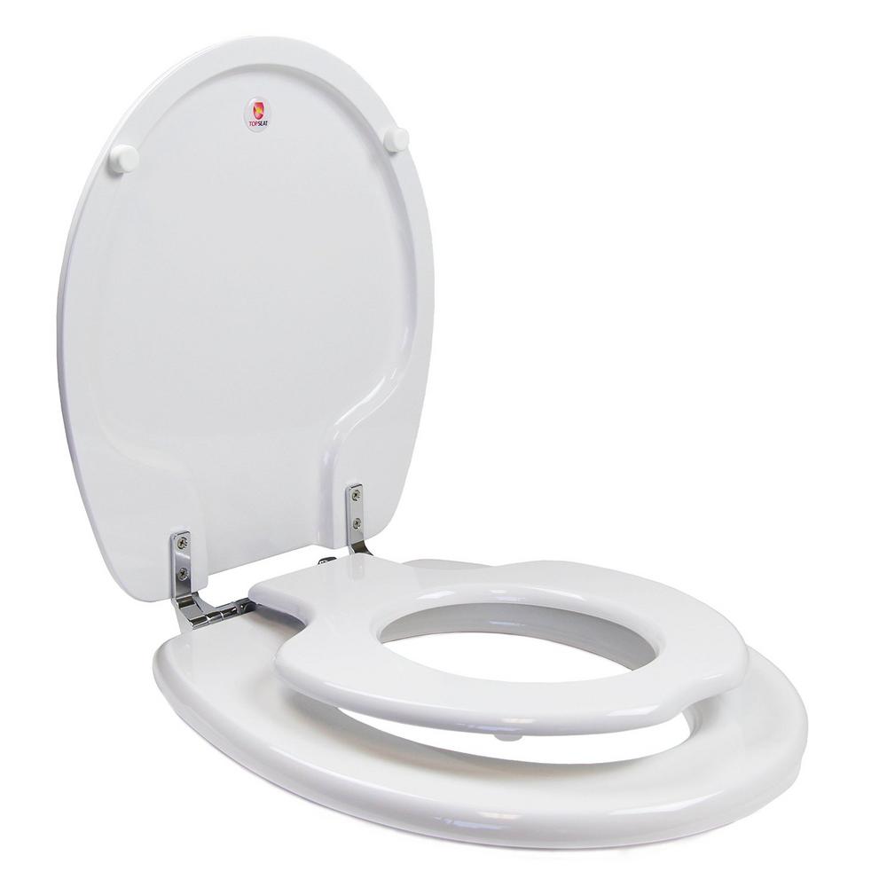 Courtney explained the potty seat built in to your toilet seat—here’s the picture!