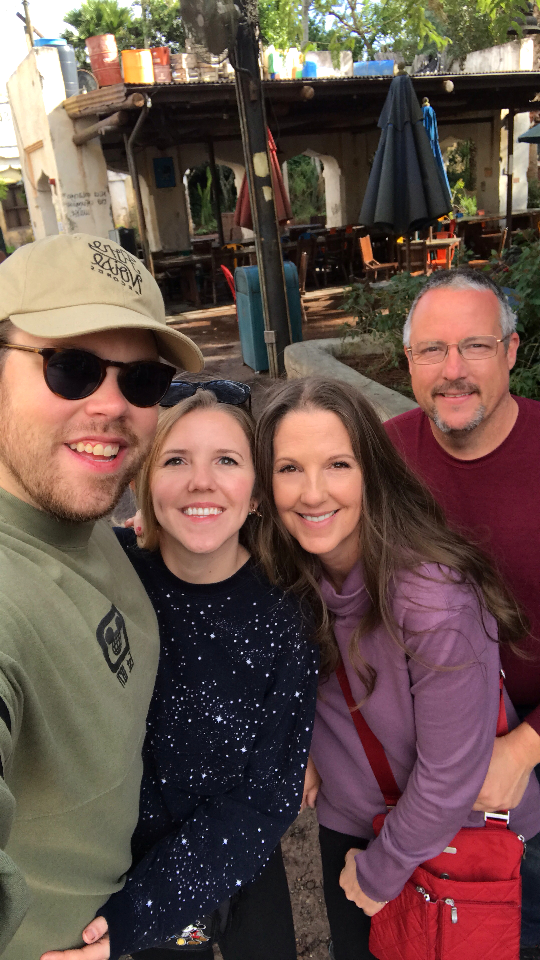 Brittany with her husband and her parents!