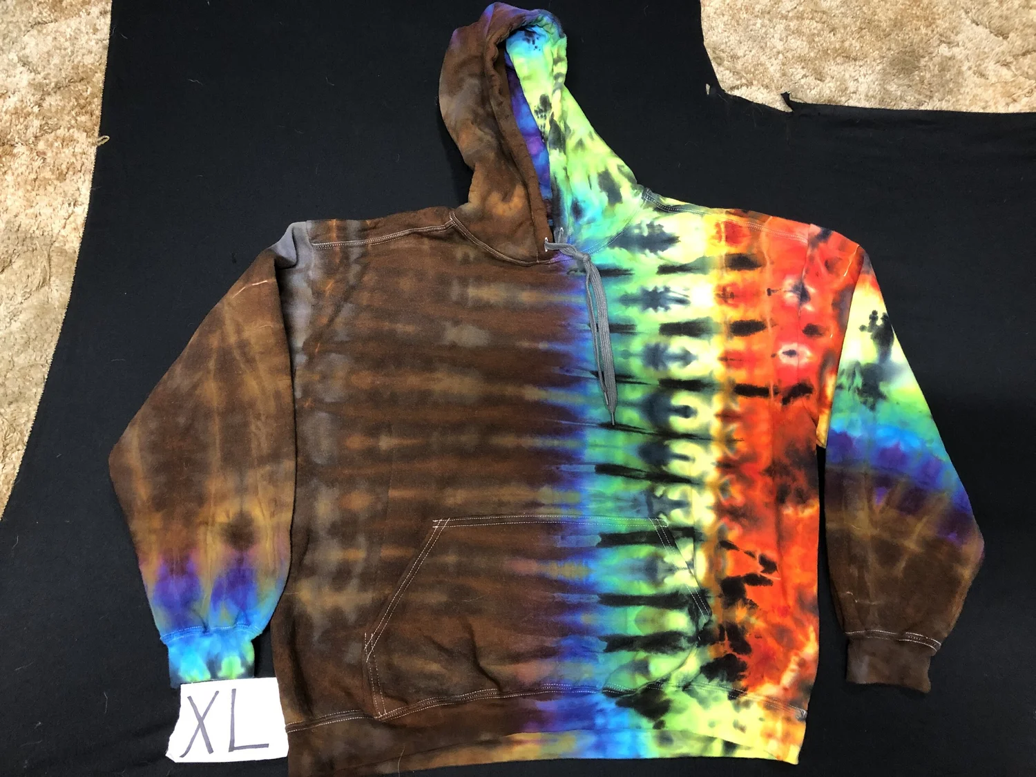 XL Tie Dyed Hoodie — Abstract Visionz Apparel