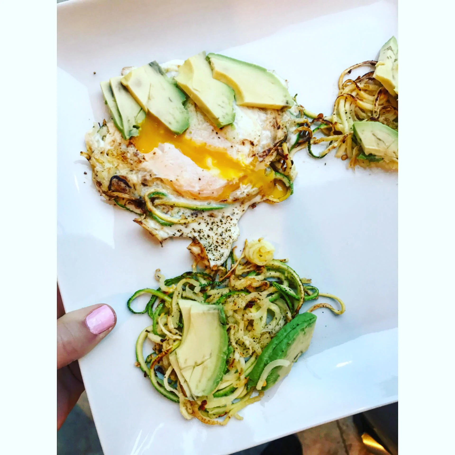 Zucchini and Parsnip Nests