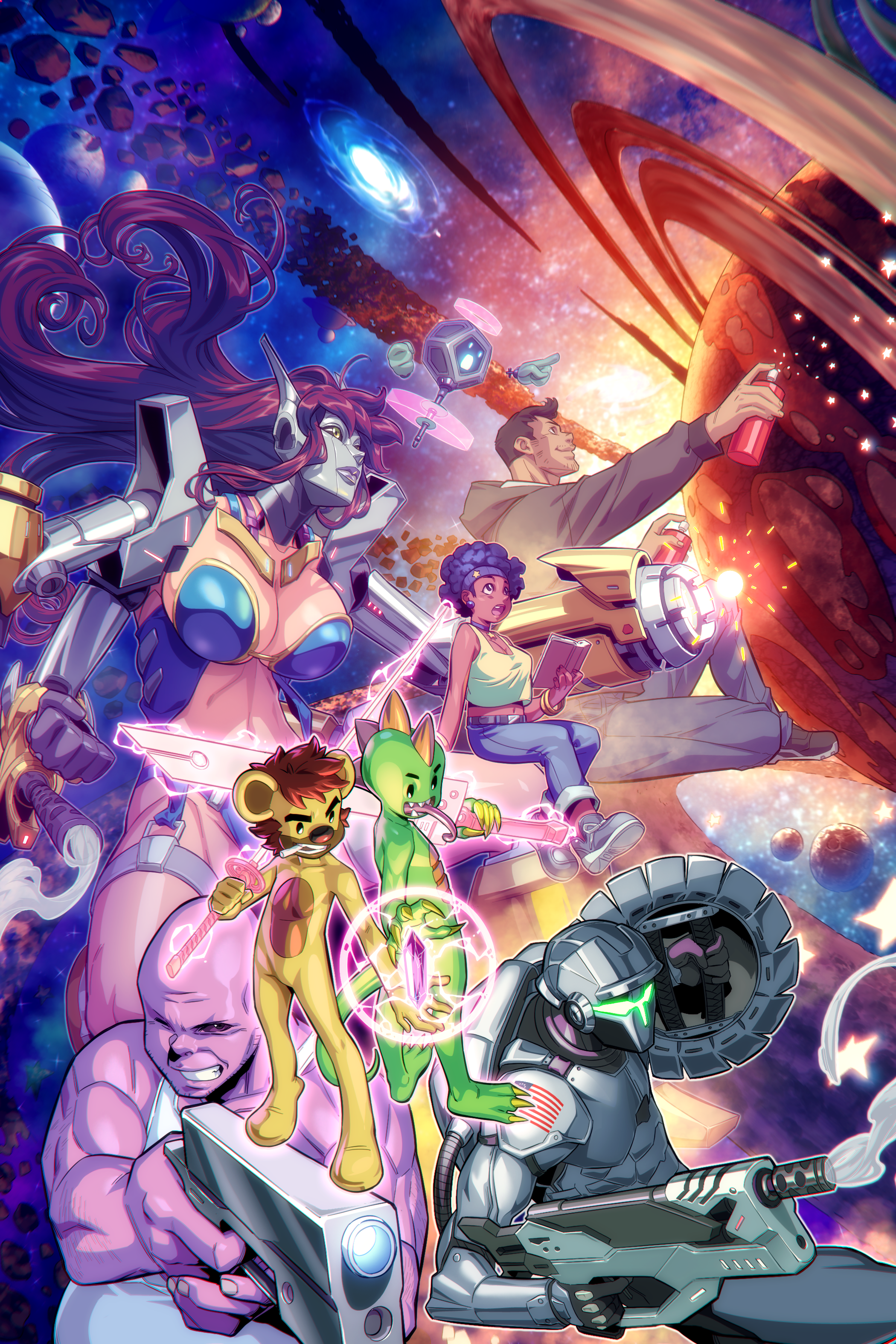 New Epic Sci-Fantasy Comic Book Anthology "Dual Animal Anthology: Vol. 1" Launches on Kickstarter