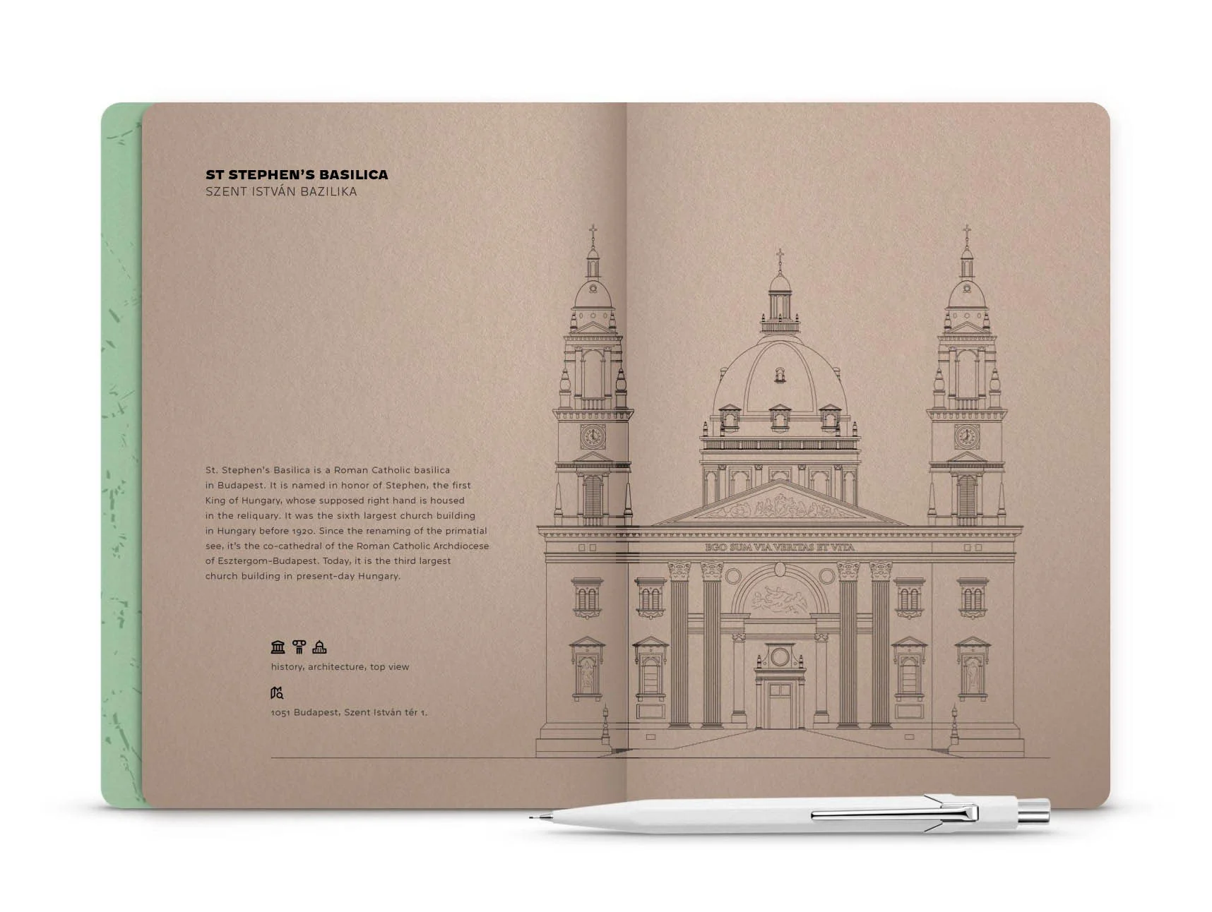 Hello Budapest eco-design notebook
