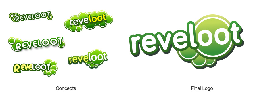 The final logo has two nice things going for it: first, the arrangement of the circles makes the illusion of a thought bubble, highlighting the company's way of thinking differently about mobile gaming. Second, the double "O" over the large bubble r