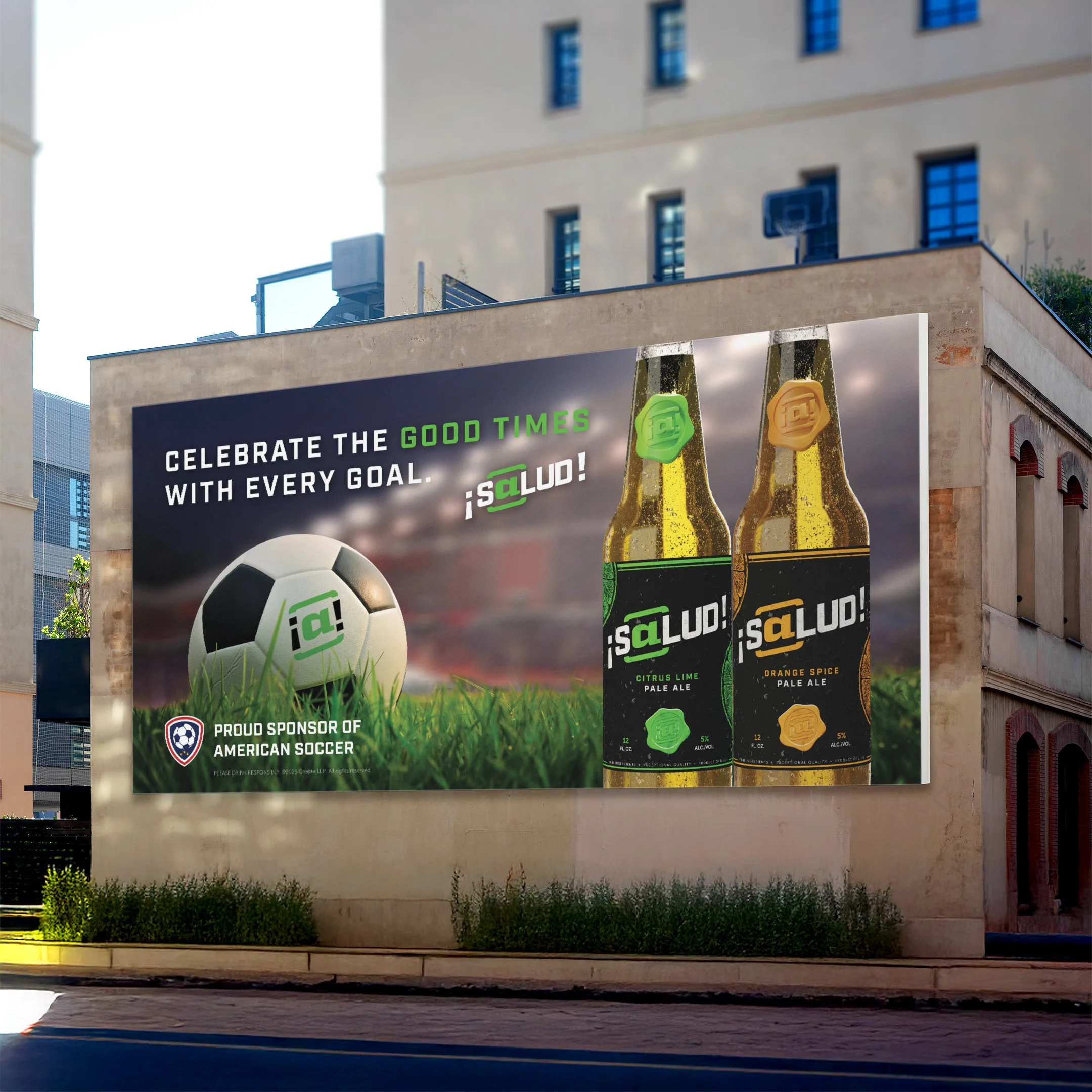 ¡S@lud! OOH billboard mockup