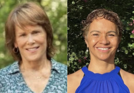 Catherine Flanagan and Corina Urdaneta