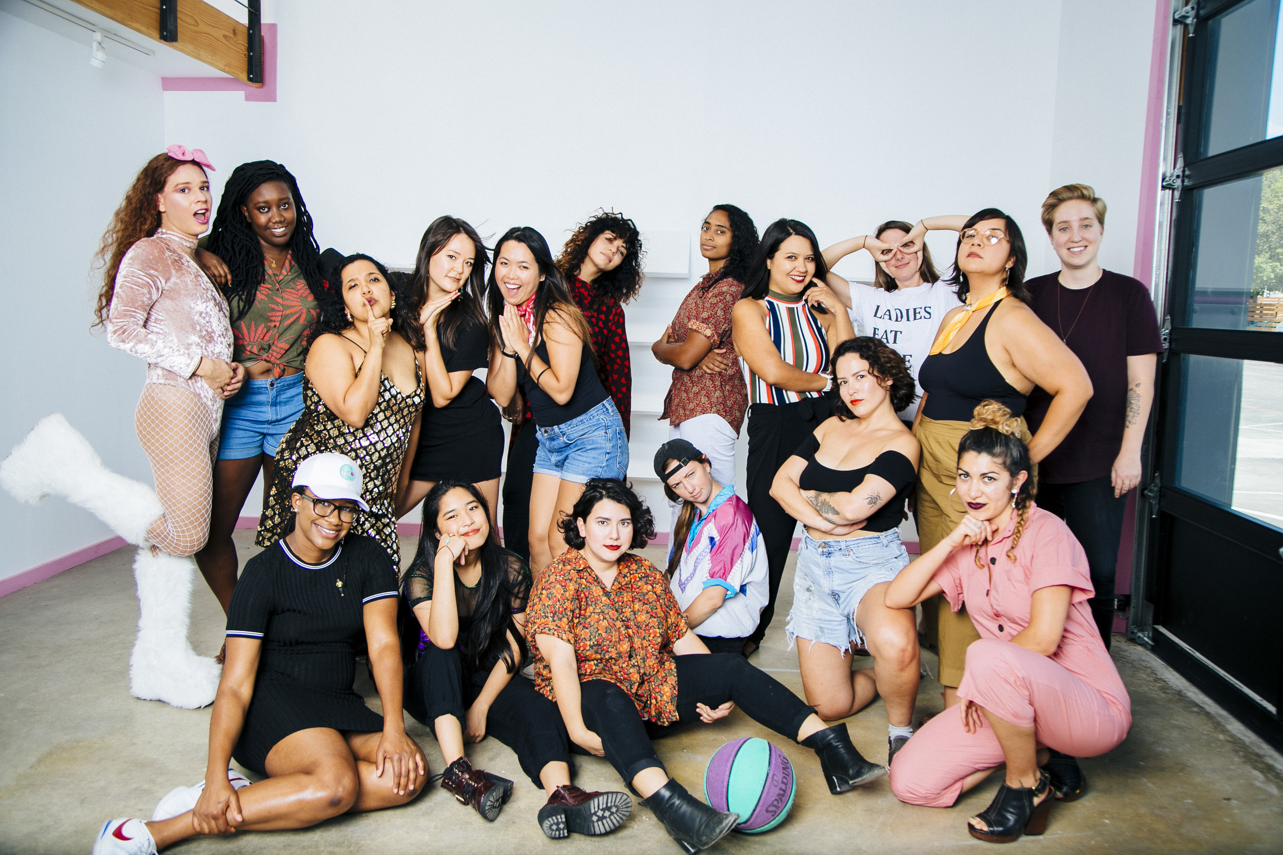 Babes Fest artists. Photo by: Jinni J (INSTAGRAM: @heyjinnij)
