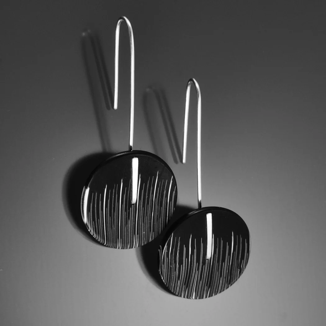 Black Lines Earrings