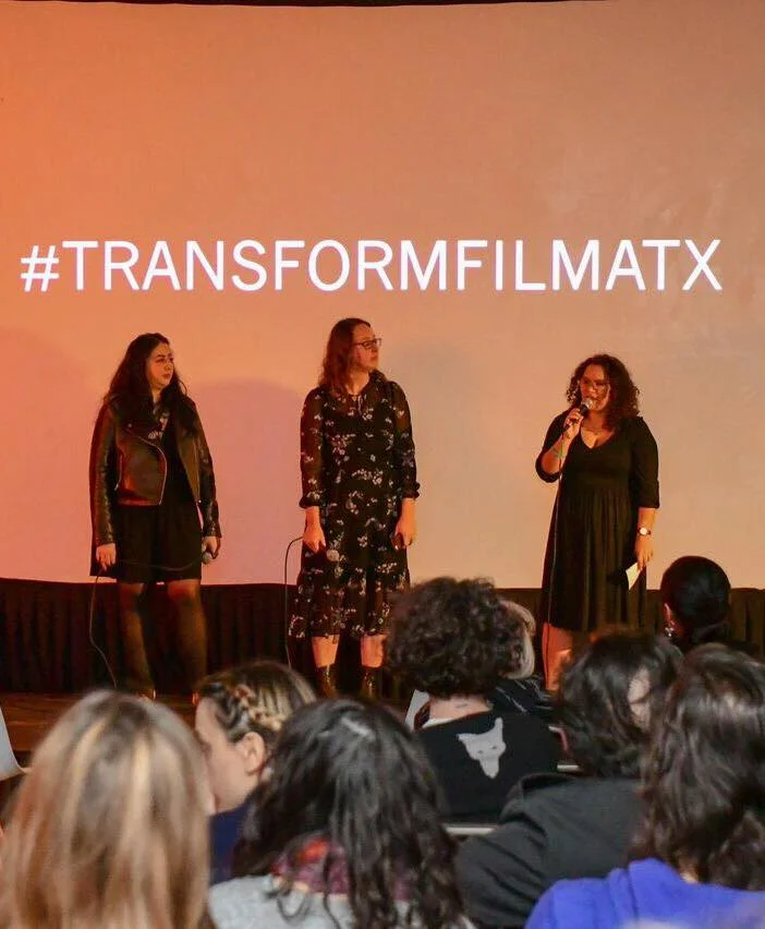 Faiza with the film festival she co-founded, Transform Film Fest