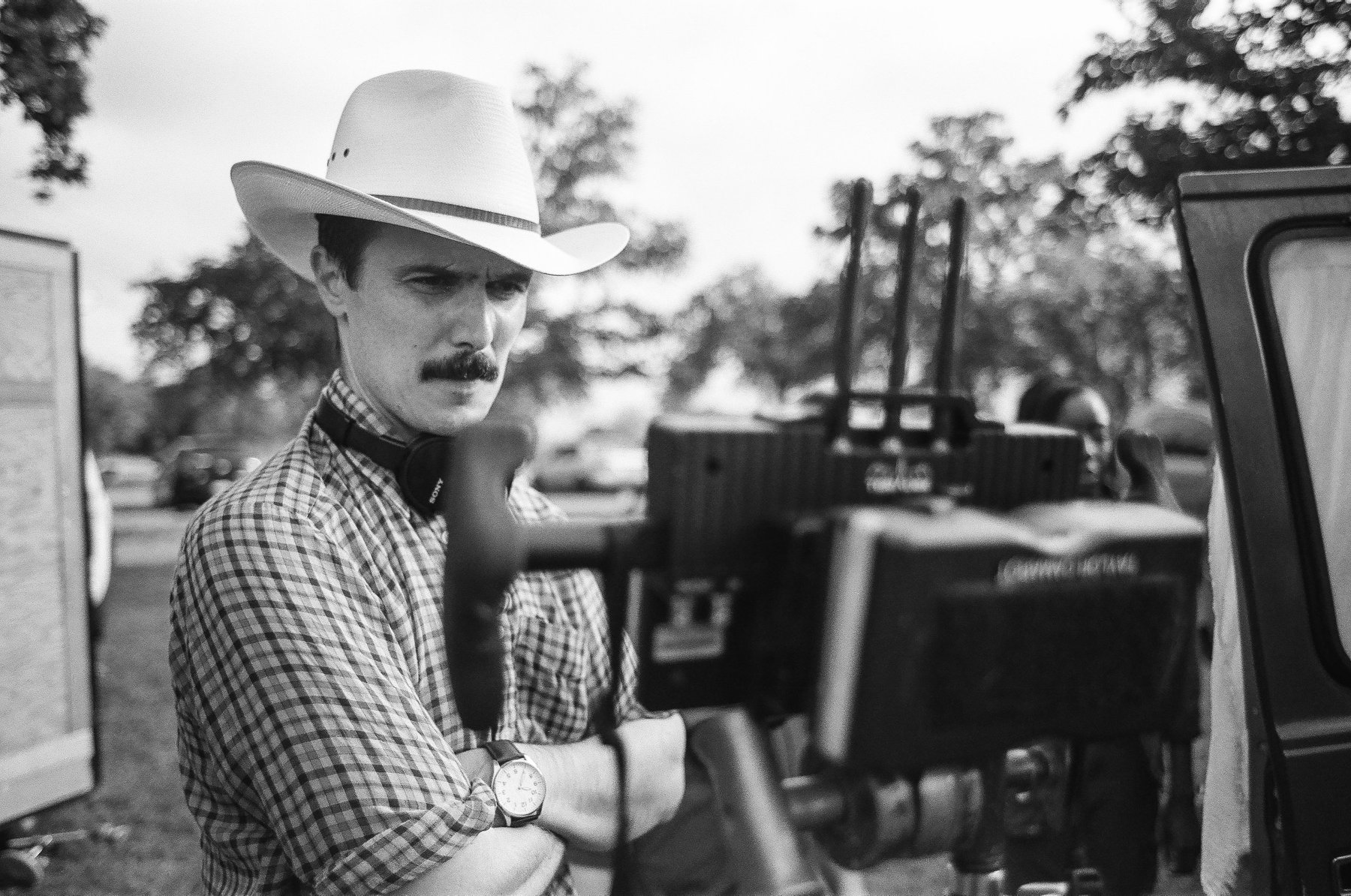 John Valley on set, c/o johnvalleyworks.com