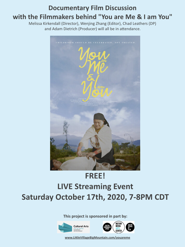 Documentary Film Discussion with Filmmakers behind "You are Me & I am You"