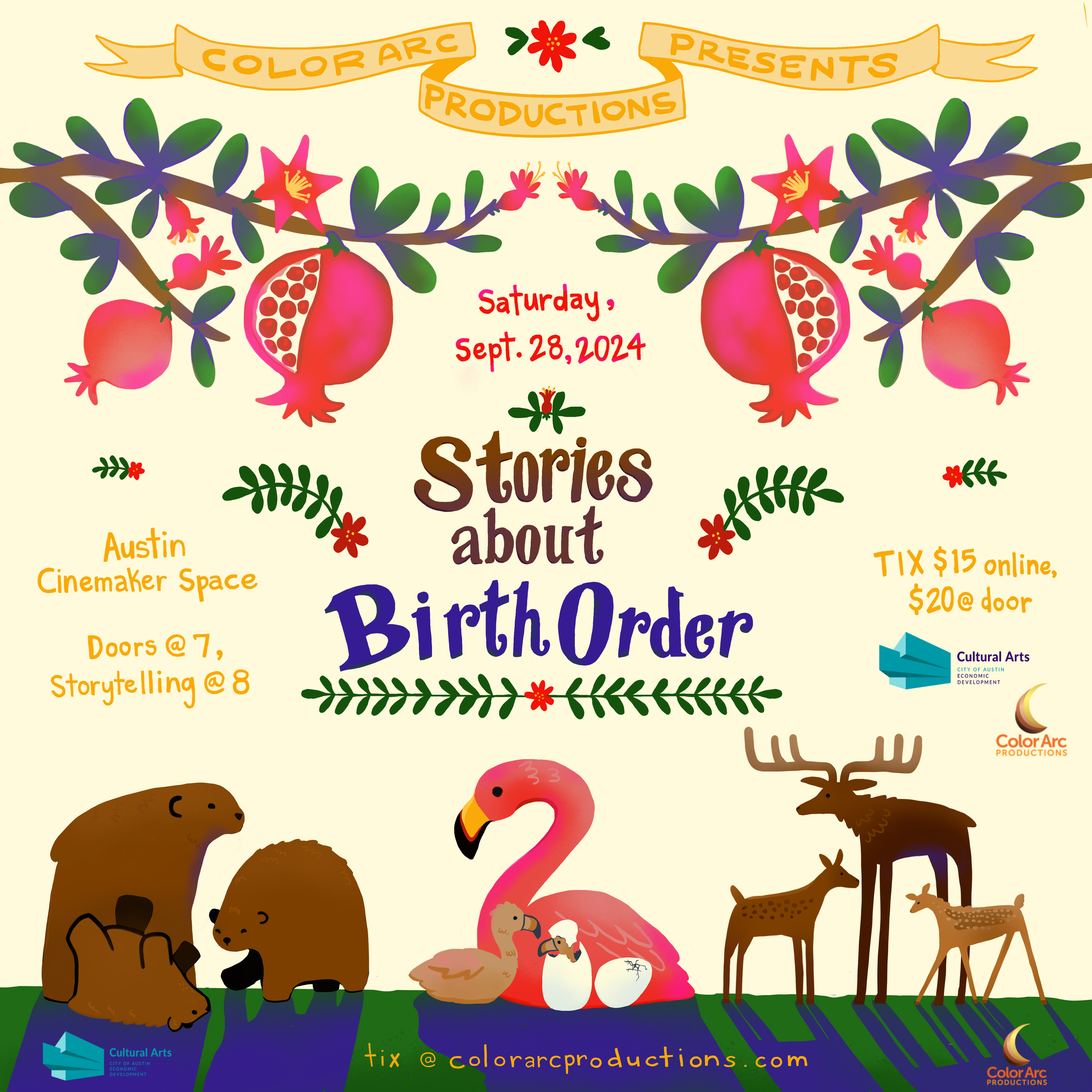 STORIES ABOUT BIRTH ORDER, Presented by Color Arc Productions