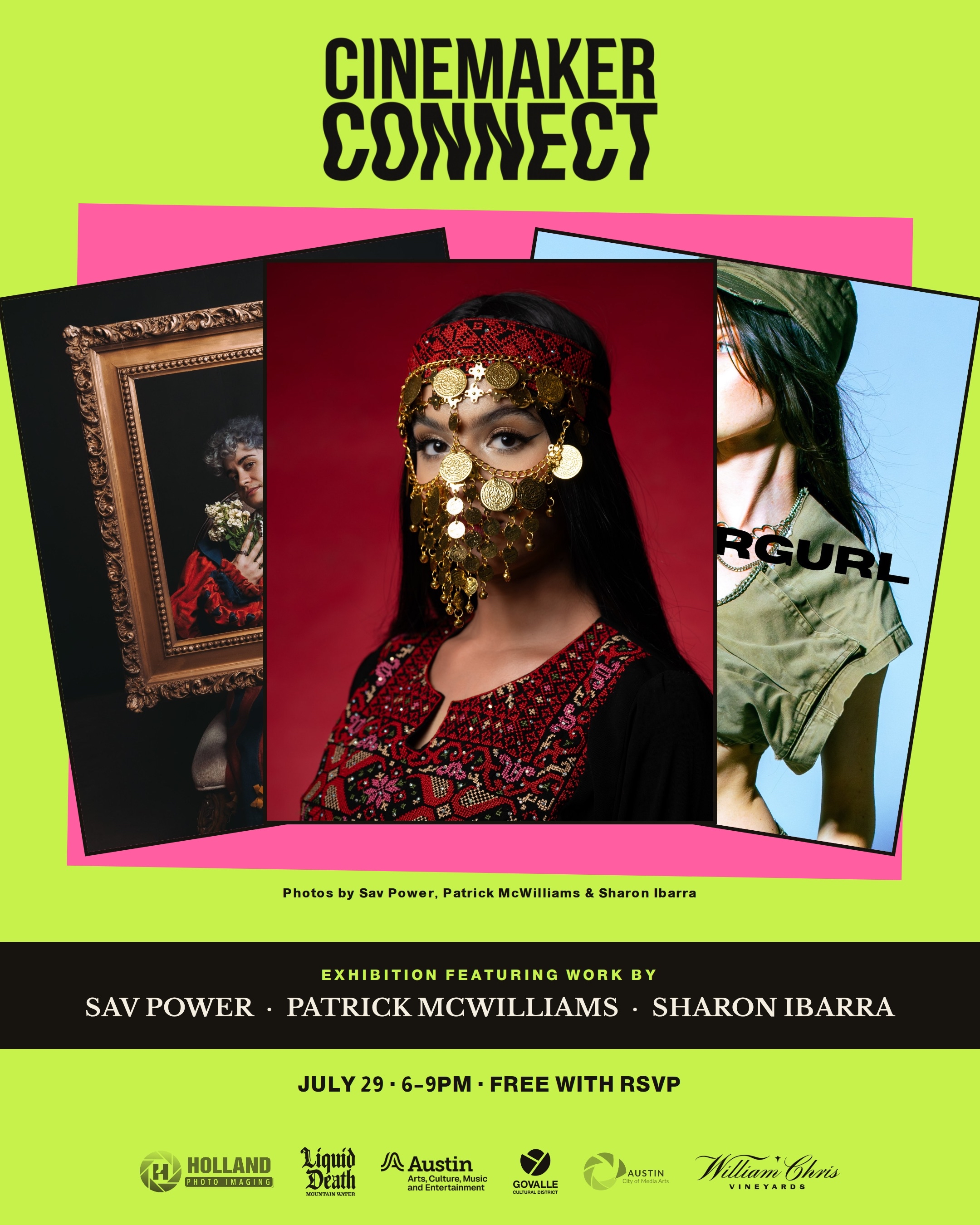 Cinemaker Connect, our quarterly member exhibition and community party