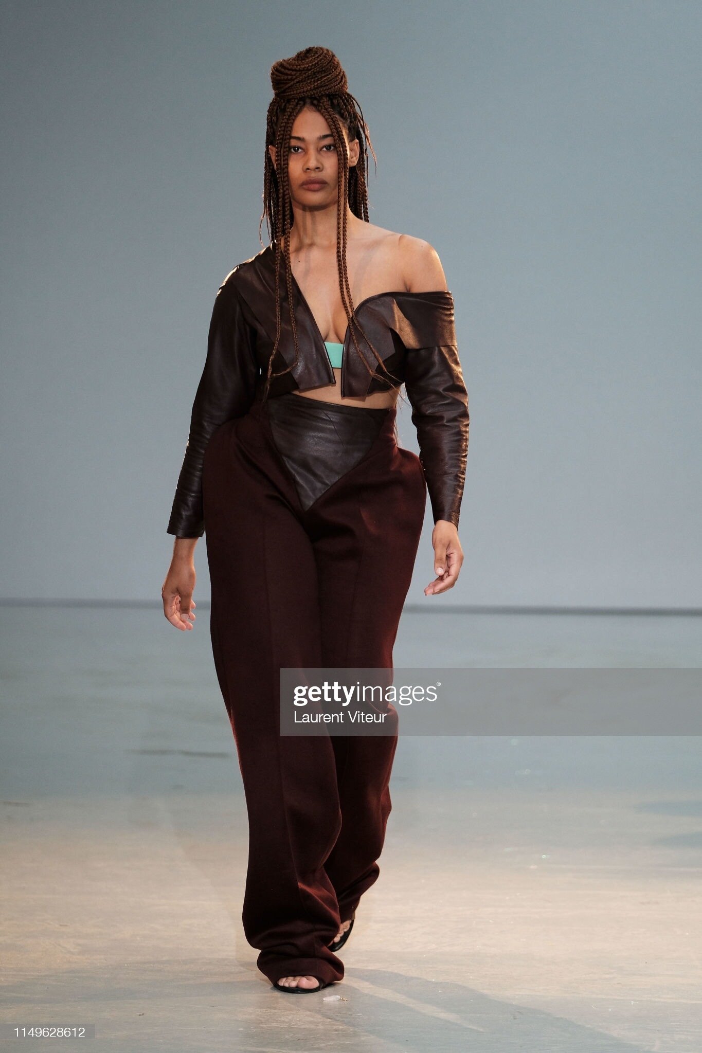 Black Body Collection on the runway at Palais de Tokyo Historically, Black women have been demonized for their bodies. In astro-physics, a Black Body is a hypothetical perfect absorber and radiator of energy with no reflecting power. This astro-