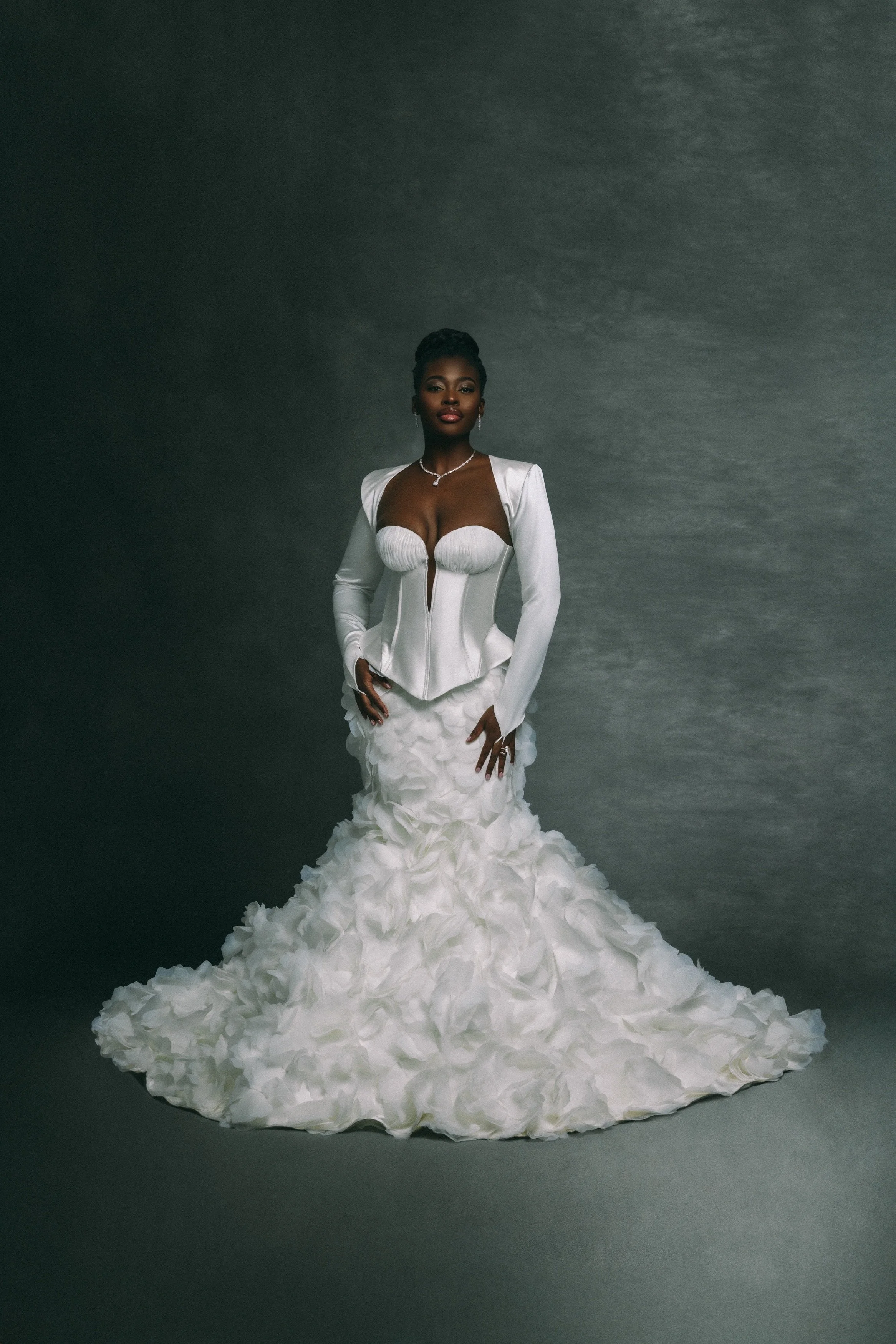  Bespoke Wedding Dress for our client Jet.  